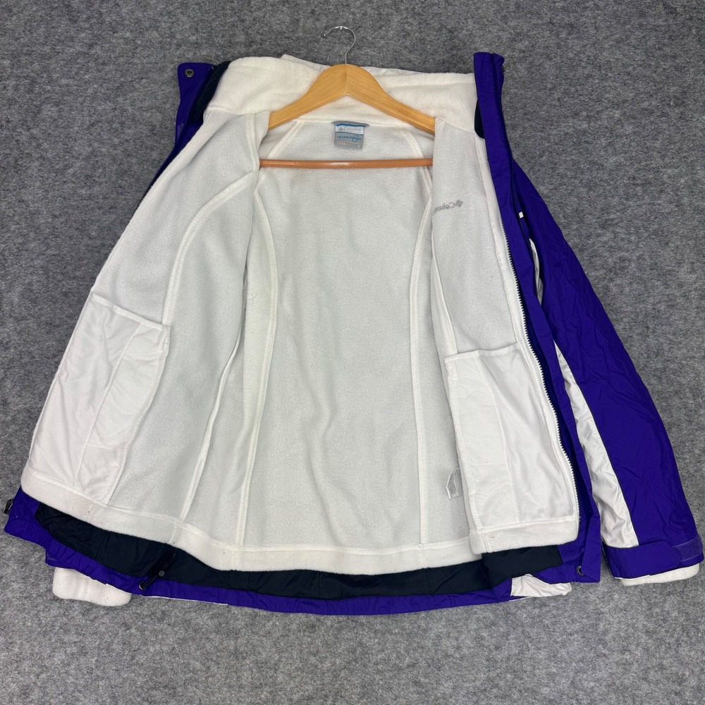Columbia Interchange Women's Purple White Ski‎ Jacket Size S - Picture 3 of 12